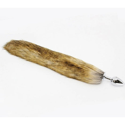 Fox Tail Anal Plug Medium by Love In Leather - Butt Plugs