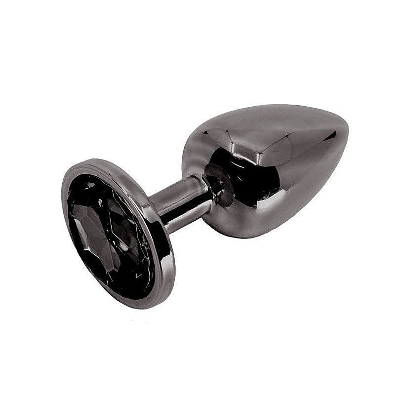 Round Gem Metal Anal Plug by Love In Leather - Butt Plugs