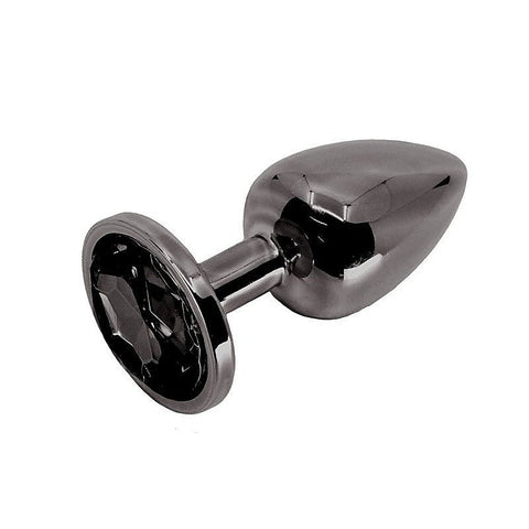Round Gem Metal Anal Plug by Love In Leather - Butt Plugs