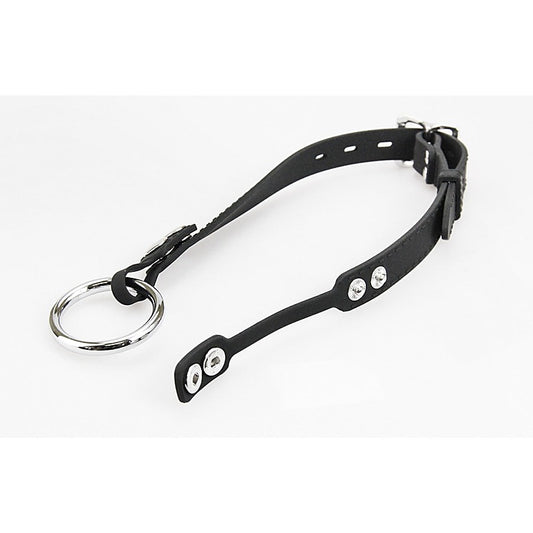 Silicone Gag With Metal O-Ring by Love In Leather - Bondage Gags and Bits