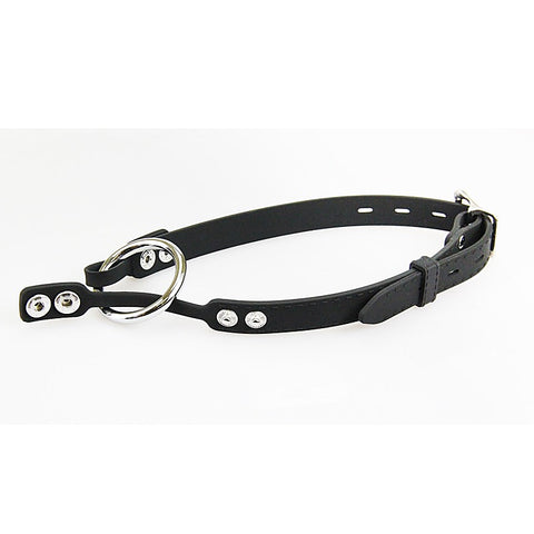 Silicone Gag With Metal O-Ring by Love In Leather - Bondage Gags and Bits
