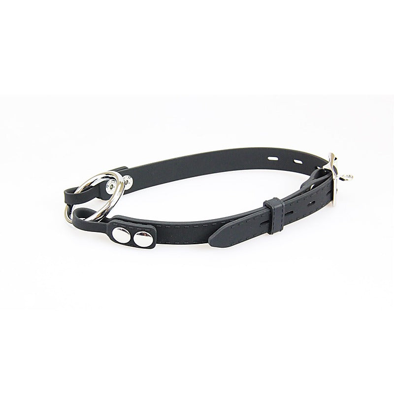 Silicone Gag With Metal O-Ring by Love In Leather - Bondage Gags and Bits