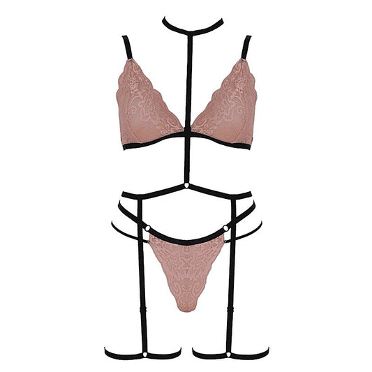 Triangle Bralette With Double Waist Strap by Muse - Her Fetish
