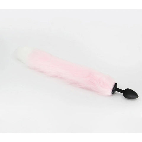 Fox Tail Silicone Anal Plug Large by Love In Leather - Butt Plugs