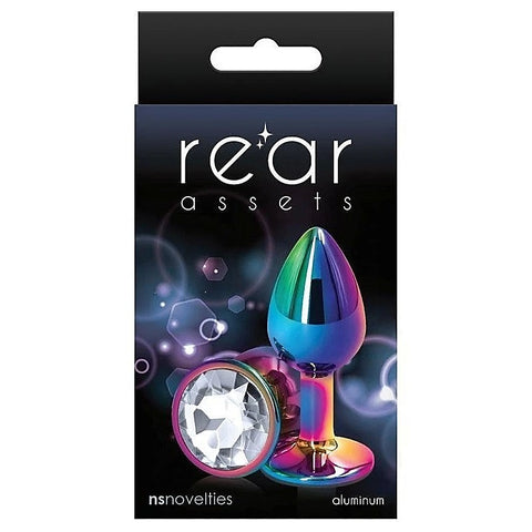 Rear Assets Multicolor Small Butt Plug by NS Novelties - Butt Plugs