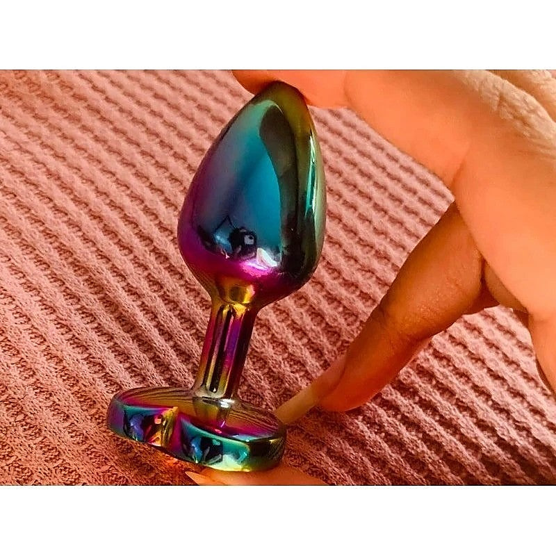 Rear Assets Multicolor Small Butt Plug by NS Novelties - Butt Plugs