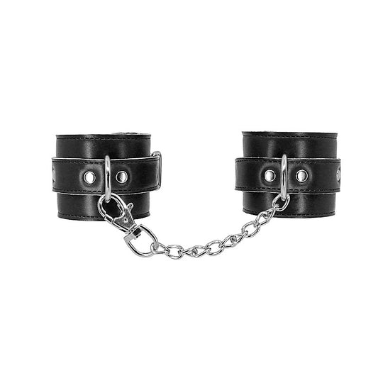 Faux Fur Lined Leatherette Ankle Cuffs by Berlin Baby - Cuffs And Restraints