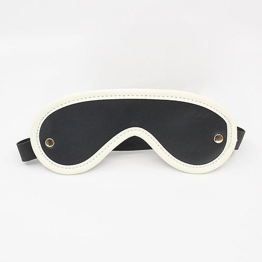 Black Glow In The Dark Blindfold by Love In Leather - Masks And Blindfolds