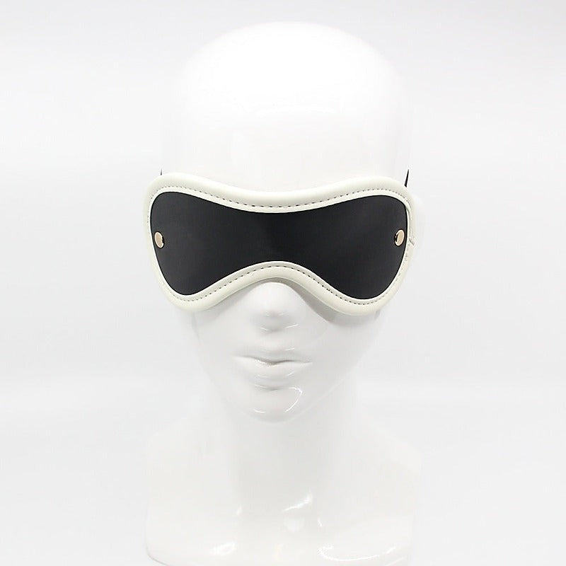 Black & Glow in The Dark Blindfold by Love In Leather - Masks And Blindfolds