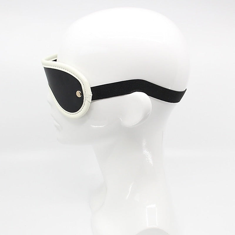 Black & Glow in The Dark Blindfold by Love In Leather - Masks And Blindfolds