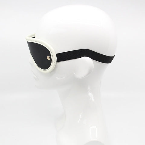 Black & Glow in The Dark Blindfold by Love In Leather - Masks And Blindfolds