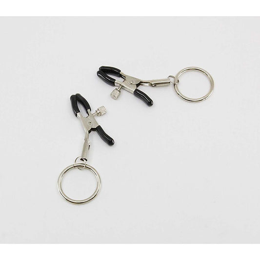 Ring Shape Womens Nipple Clamps by Love In Leather - Nipple and Clit Clamps