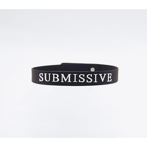 Silicone SUBMISSIVE BDSM Collar by Love In Leather - Collars and Leads