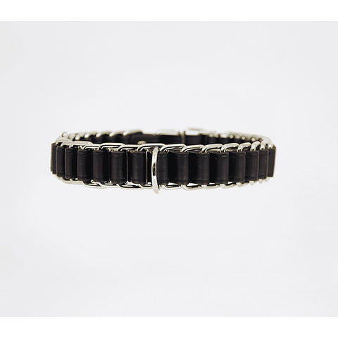 Chain Link Bondage Collar and Lead by Love In Leather - Collars and Leads