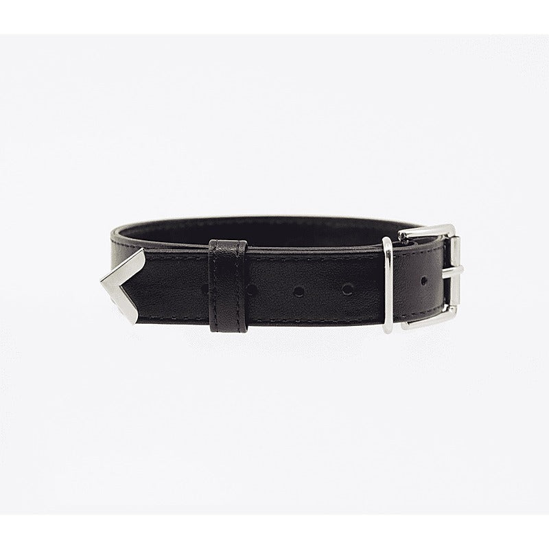 Tipped Bondage Collar & Lead Set by Love In Leather - Collars and Leads
