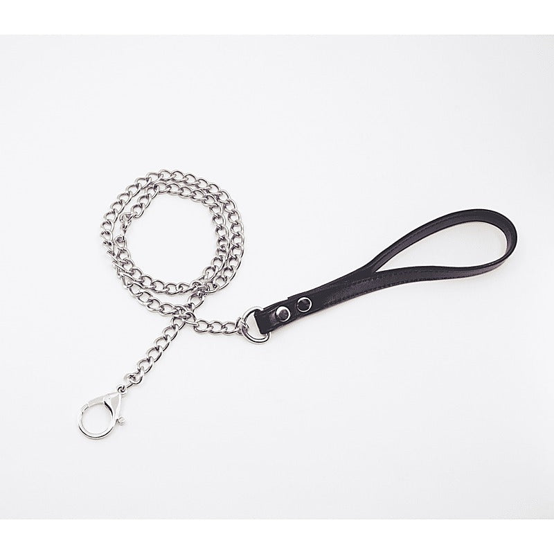 Tipped Bondage Collar & Lead Set by Love In Leather - Collars and Leads