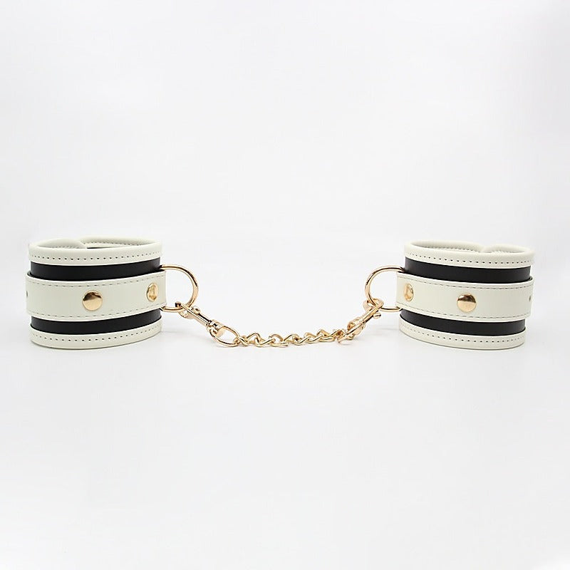 Glow In Dark Bondage Wrist Cuffs by Love In Leather - Cuffs And Restraints