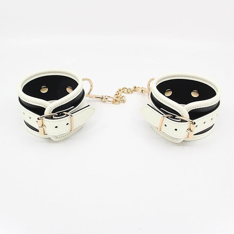 Glow In Dark Bondage Wrist Cuffs by Love In Leather - Cuffs And Restraints