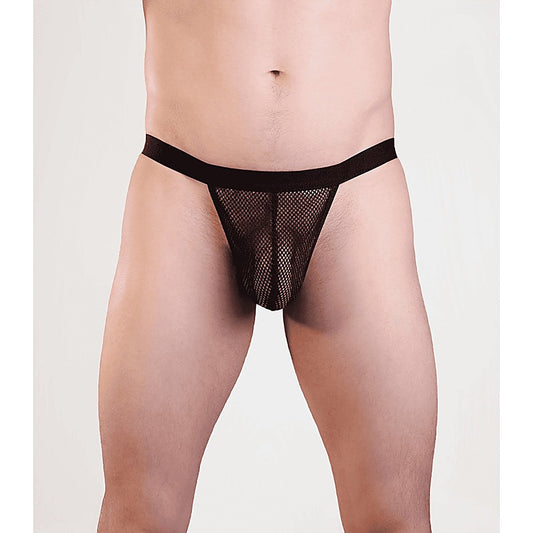 Mens Mesh G-String Briefs by Love In Leather - Jocks and G-Strings