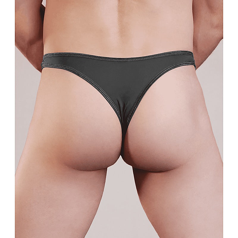 Plain Mens Lycra G-String S/M by Love In Leather - Jocks and G-Strings