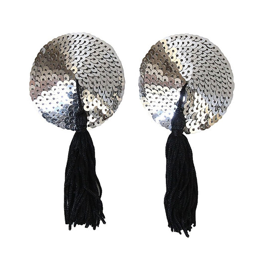 Round Sequin Sexy Nipple Tassels by Love In Leather - Breast and Nipple Toys