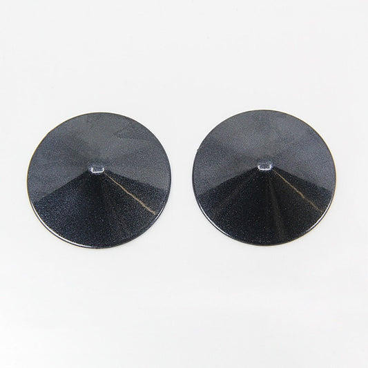 Round Metal Nipple Pasties by Love In Leather - Breast and Nipple Toys