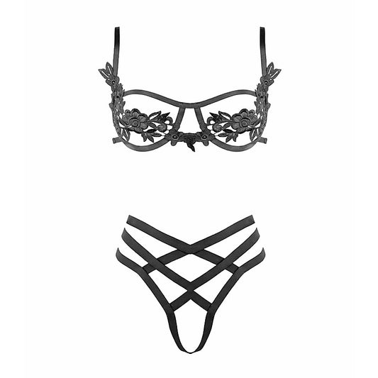 Open Cup Bra With Cut Out Bust by Muse - Her Fetish