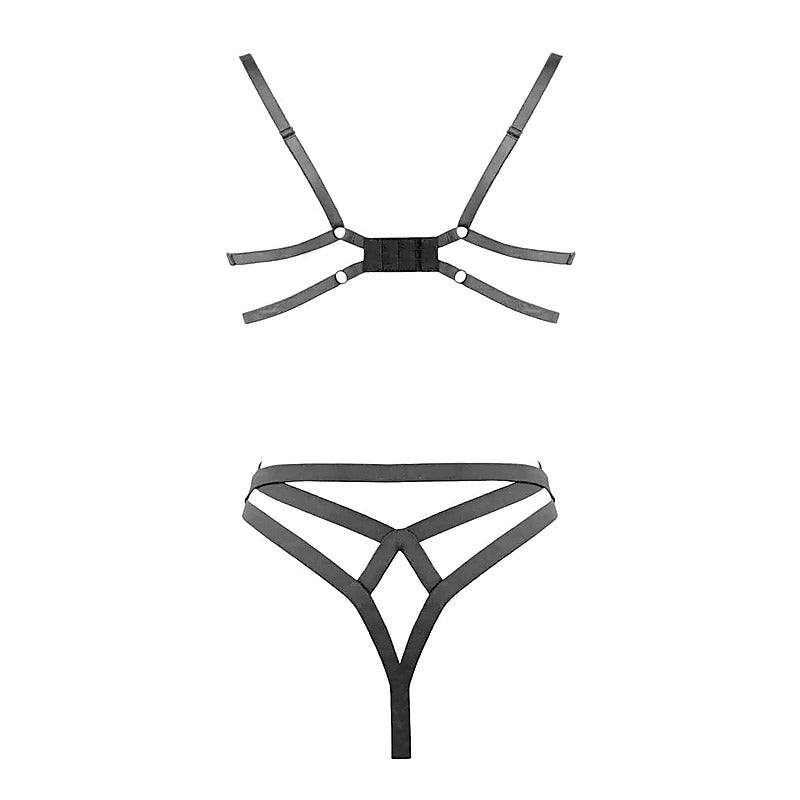 Premium Open Cup Bra With Cut Out Bust by Muse - Her Fetish
