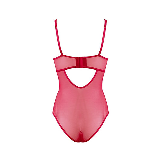 Lingerie BDSM Play Sexy Womens Bodysuit Red by Muse - Her Fetish