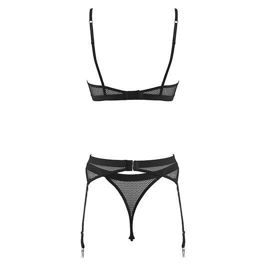 Lingerie Fetish Play Sexy Bra and Panty Set Black by Muse - Her Fetish