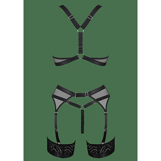5-Piece Fetish Play Sexy Women's Lingerie Set by Muse - Her Fetish