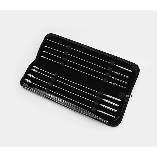 8 Piece Rosebud Dilator Sounding Kit by Love In Leather - Urethral Sounds