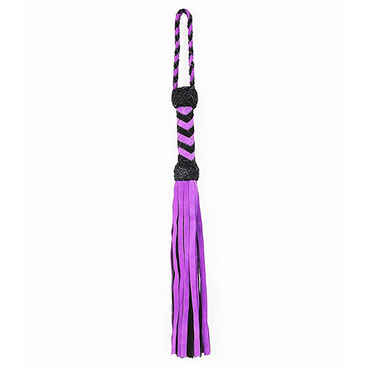 Medium Length Suede Flogger by Love In Leather - Whips And Crops