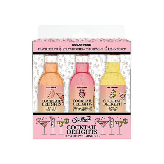 GoodHead Cocktail Delights Lubricant Kit by Doc Johnson - Massage Oils and Lubricants