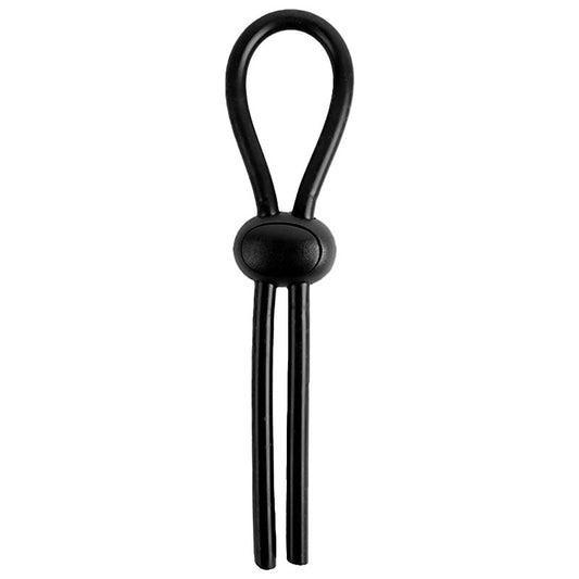 Nero Adjustable Silicone Short Lasso Cock Ring by Evolved - Stretchy Cock Rings