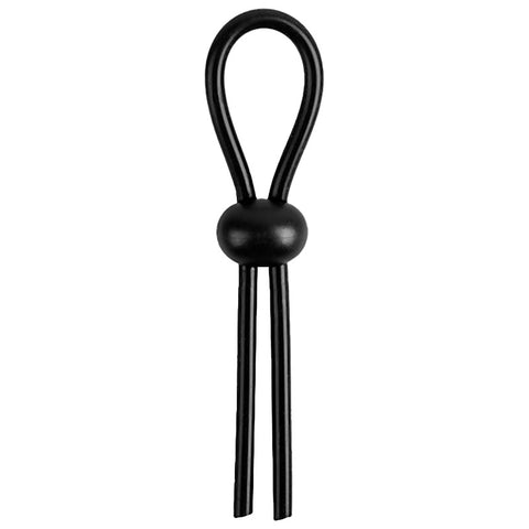 Nero Adjustable Silicone Short Lasso Cock Ring by Evolved - Stretchy Cock Rings