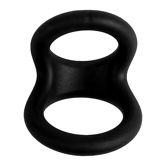 Playful Nero Soft Silicone Two Way Cock Ring by Evolved - Stretchy Cock Rings