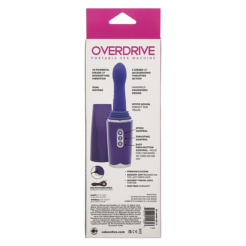Overdrive Portable Sex Machine Travel Thruster - Sex Machines