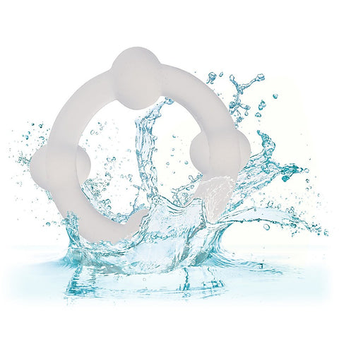 Alpha Liquid Silicone Double Stacker Cock Ring - Cock Ring Sets