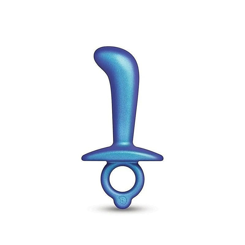 B Vibe Butties Thumb Silicone Prostate Plug with Finger Ring Control - Butt Plugs