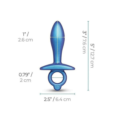 B Vibe Butties Slide Silicone Anal Plugs Sphere Shape Finger Ring - Butt Plugs