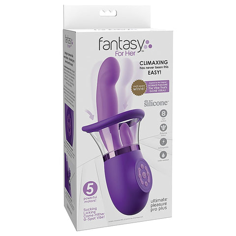 Pipedream Products Fantasy for Her Ultimate Pleasure Pro Plus Rabbit Vibrator - Rabbit Vibrators