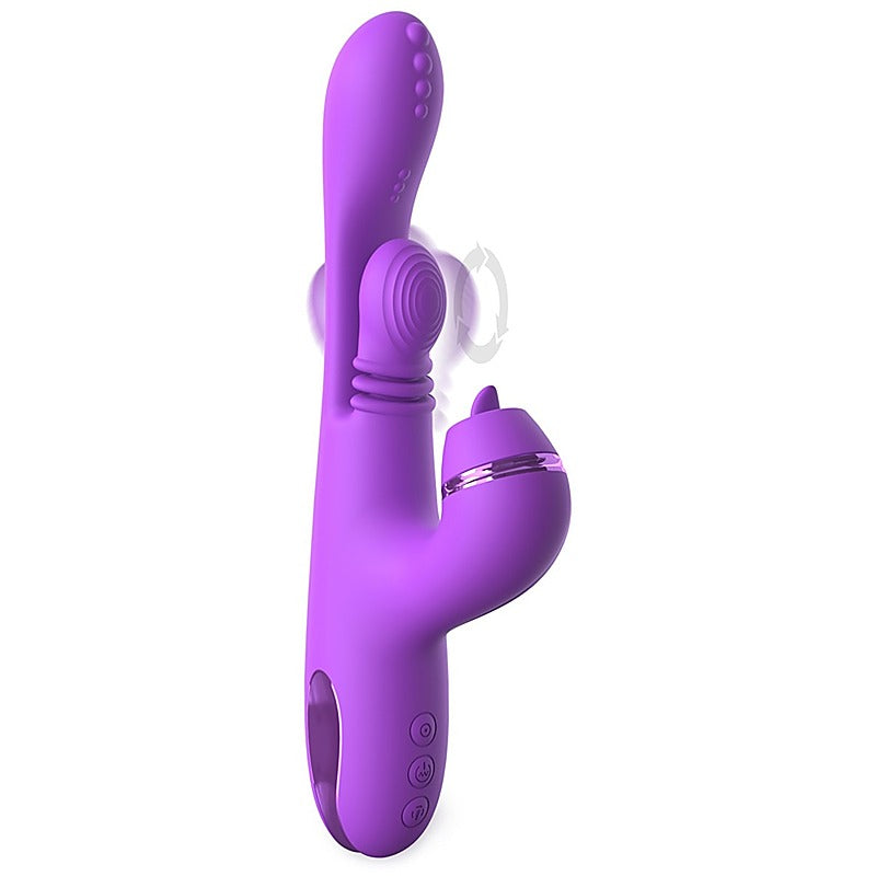 Pipedream Products Fantasy for Her IntiMotion Pulse Pro Rabbit Massager - Rabbit Vibrators