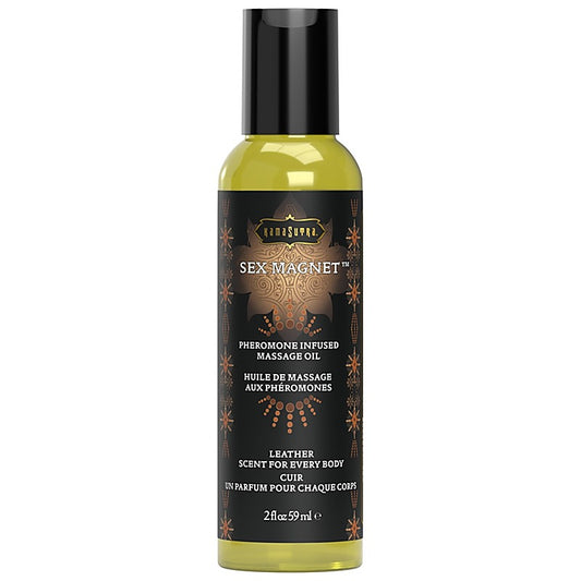 Kama Sutra LEATHER Sex Magnet Massage Oil - Sex Pheromones and Perfumes