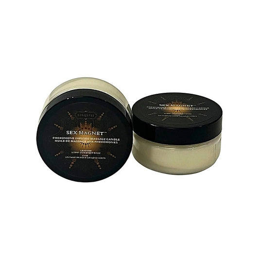 LEATHER Sex Magnet Pheromone 1.7 oz Candle by Kama Sutra - Sex Pheromones and Perfumes