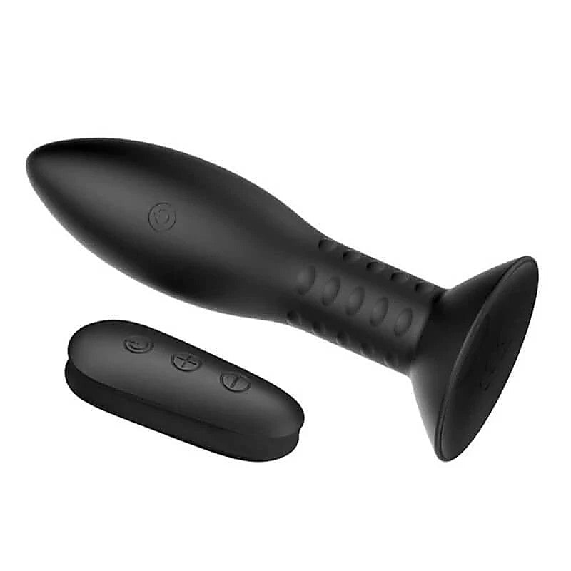 Remote Control Rotation Beads Anal Plug by Baile - Butt Plugs