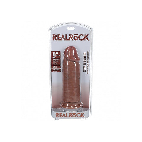 RealRock Ultra Realistic Extra Thick No Ball Dildo - Realistic Dildos