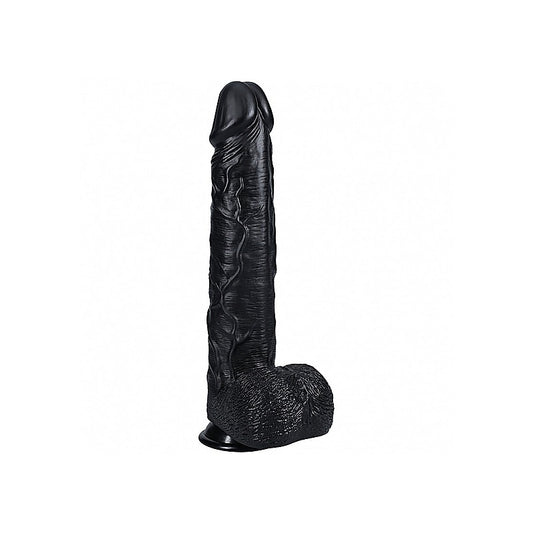 Realrock Extra Large Straight D/ildo with Balls 35.5cm - Realistic Dildos
