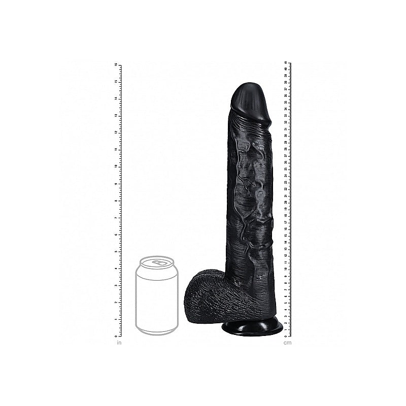 RealRock Extra Large Realistic Dong with Balls by Shots Toys - Realistic Dildos