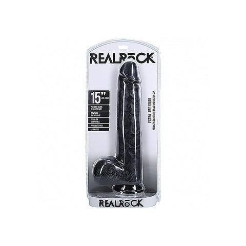 RealRock Extra Large Realistic Dong with Balls by Shots Toys - Realistic Dildos